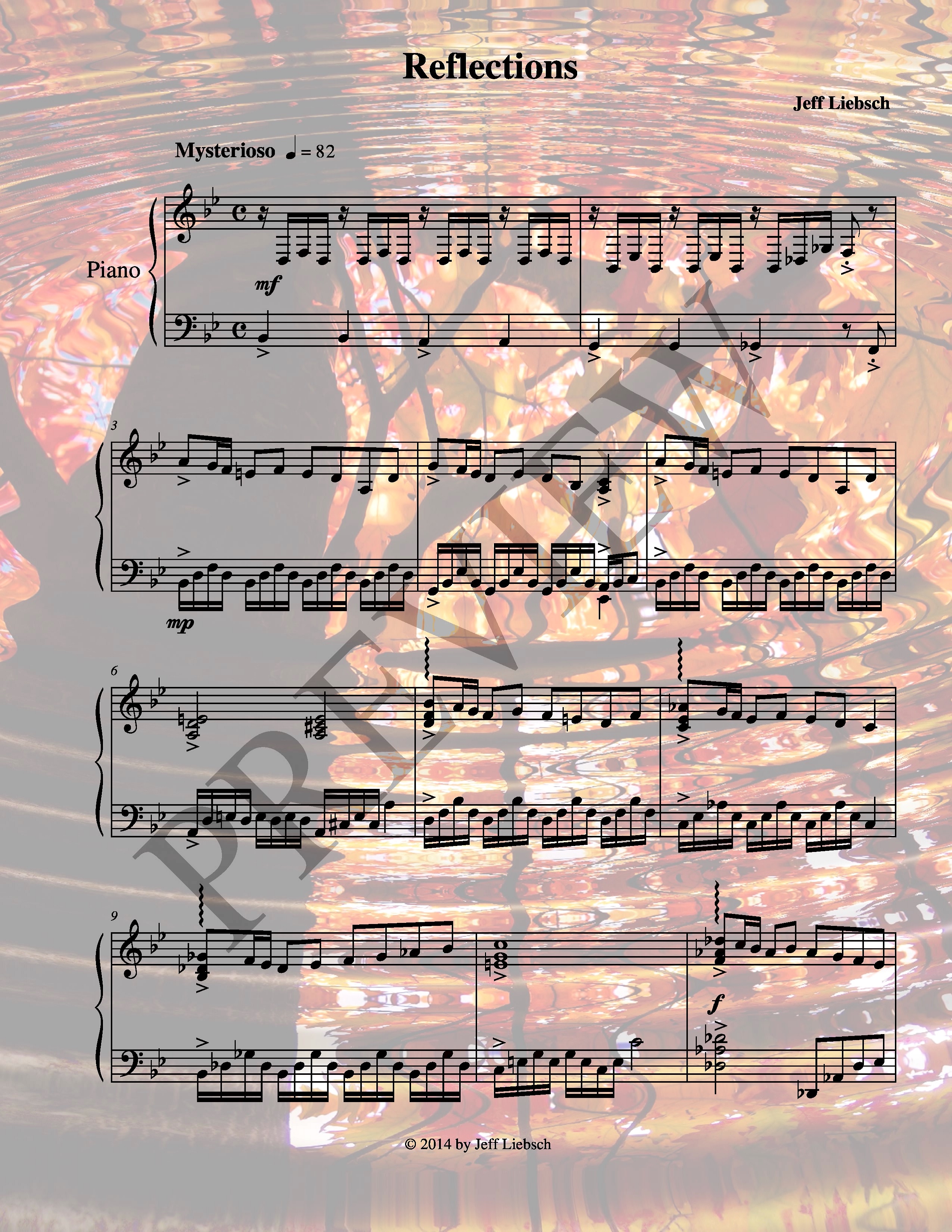 Reflections (Solo Piano)